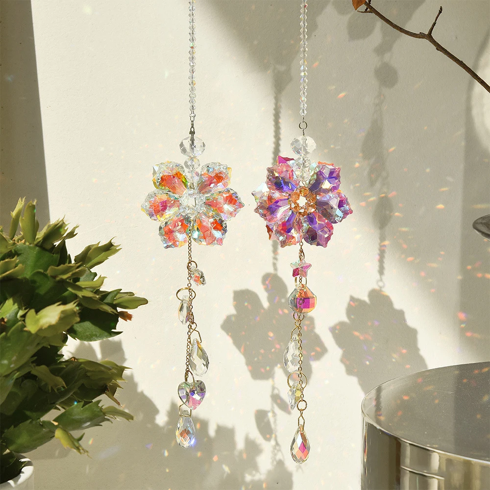 

Crystal Suncatcher Moon Star Rainbow Sun Catcher Wind Chime Pendant Sun Catcher Pendants Outdoor Garden Yard Hanging Decor