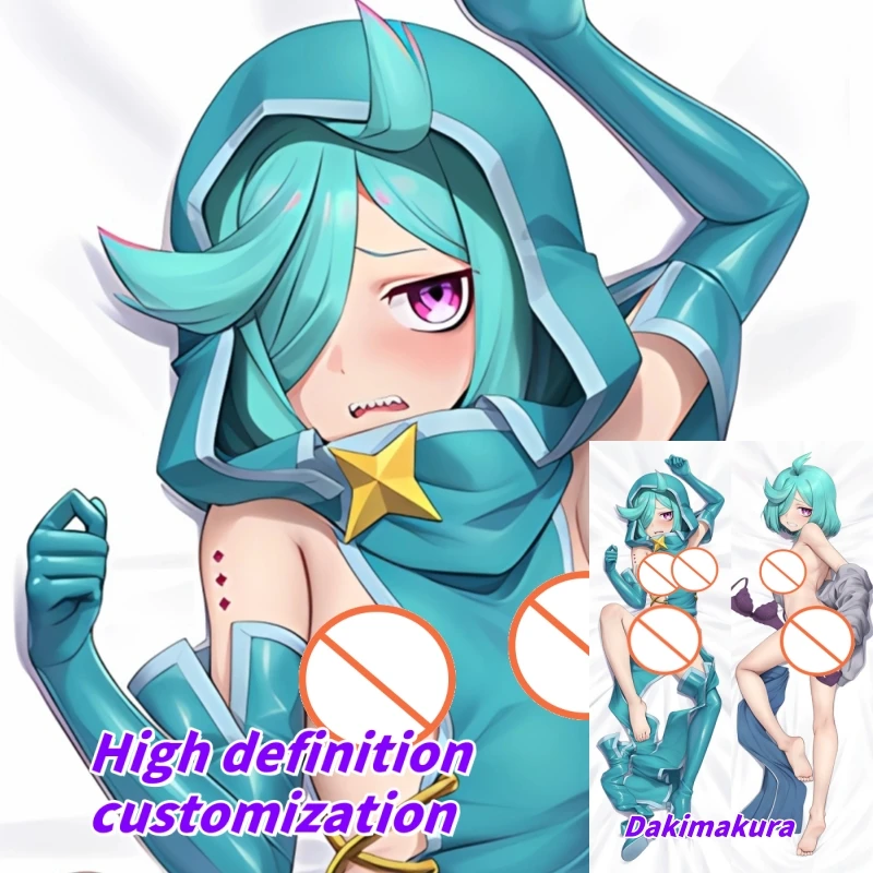 

Dakimakura Anime Gushing over Magical Girls Magia Azure Double-sided Print Life-size Body Pillow Cover Bedding Gifts