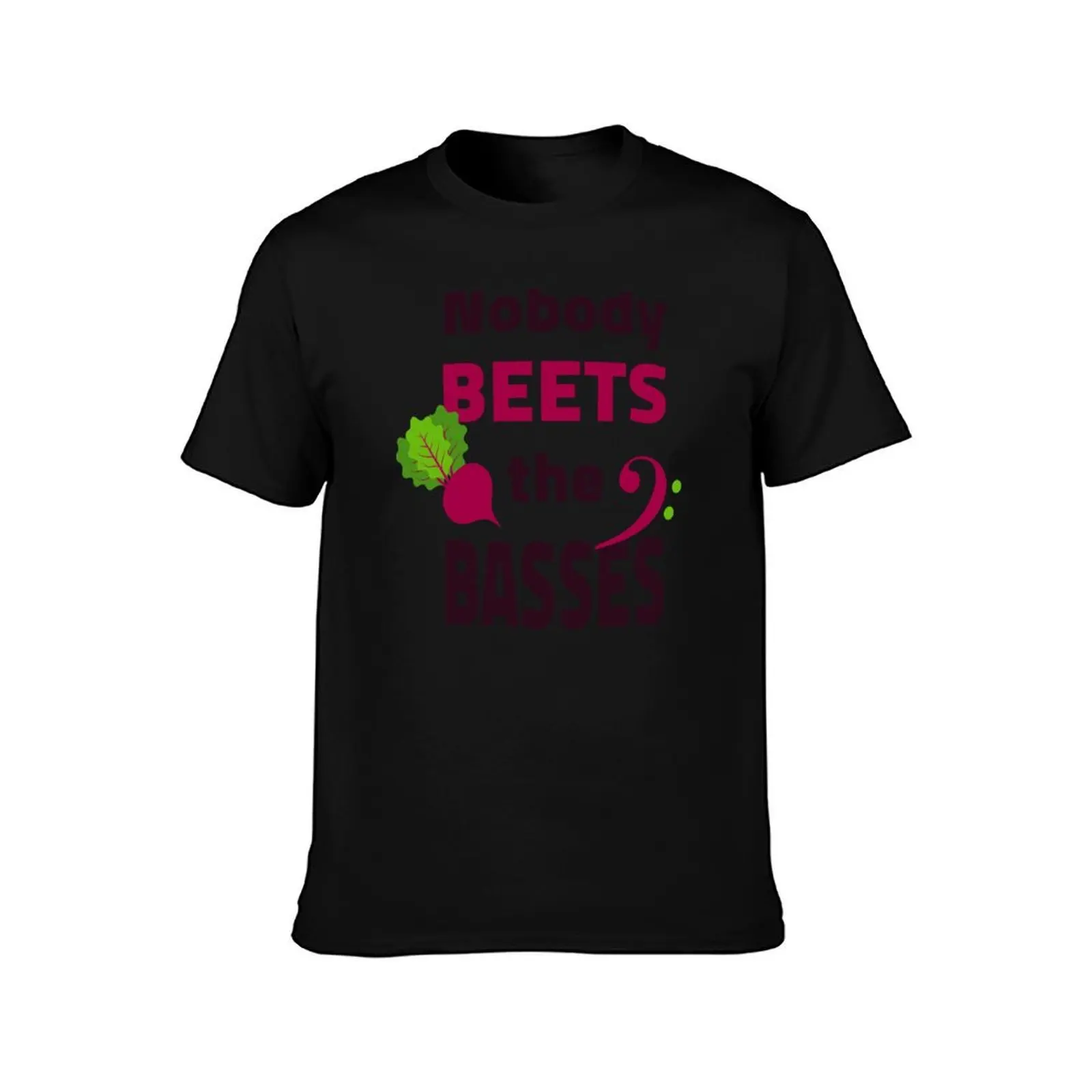 Nobody Beets the Basses T-Shirt Worker Basic Short Sleeve Tee T-Shirt