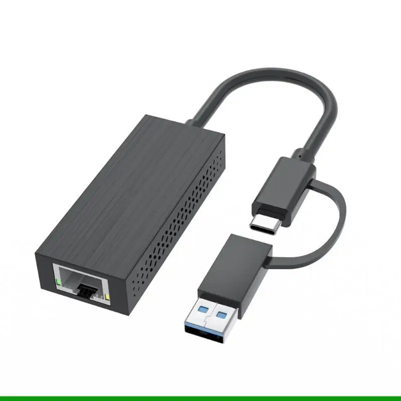 

U55C USB-адаптер типа C к RJ45 Ethernet 2,5 Гбит/с, обеспечивающий быстрый доступ в Интернет со скоростью 2500 Мбит/с, повышает