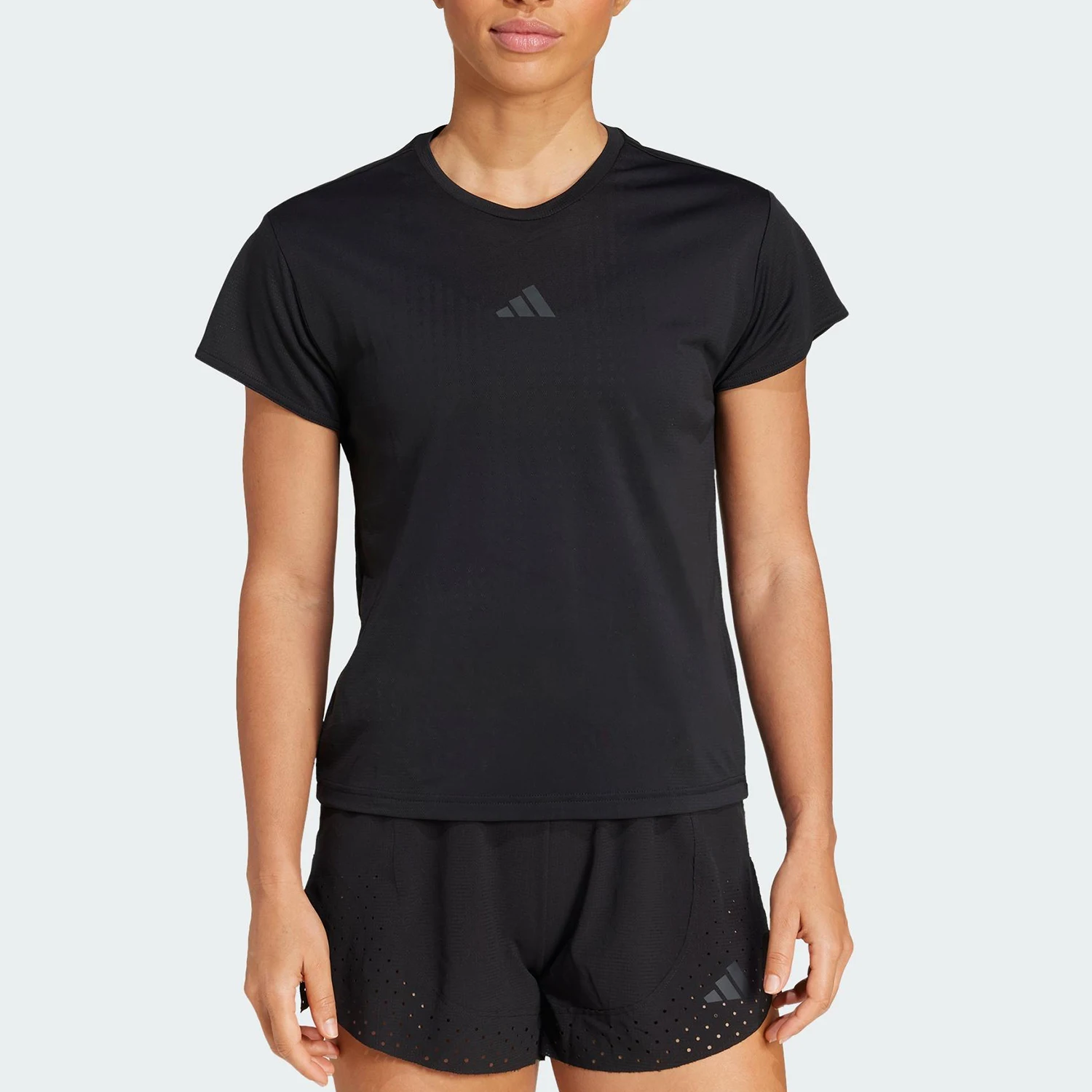 

Adidas genuine AIRCHILL TEE women's slim fit sports short sleeved shirt JX7429
