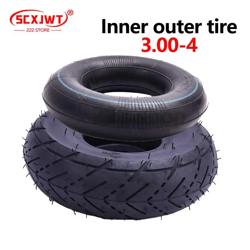 3.00-4 Tire and Inner Tube 260x85 for Pocket Rocket E300 E325 eZip Scooter Mini Chopper Go Kart Bladez Gas Electric Mobility
