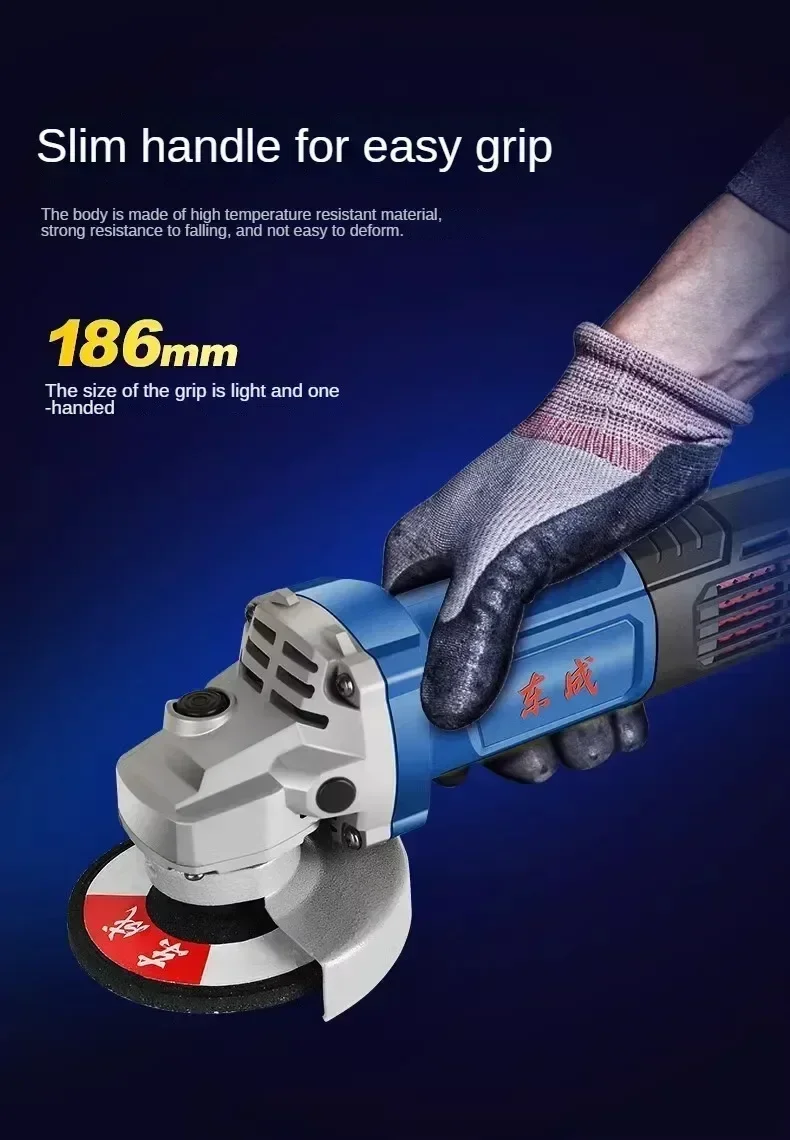 220V High Power Angle Grinder: Versatile Polisher and Grinding Tool from Dongcheng