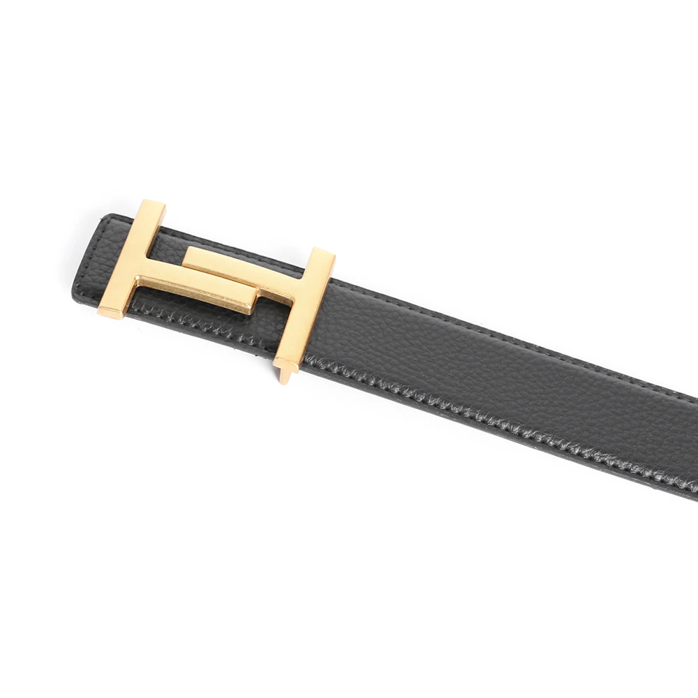 Echain Leather Belt Gray 3