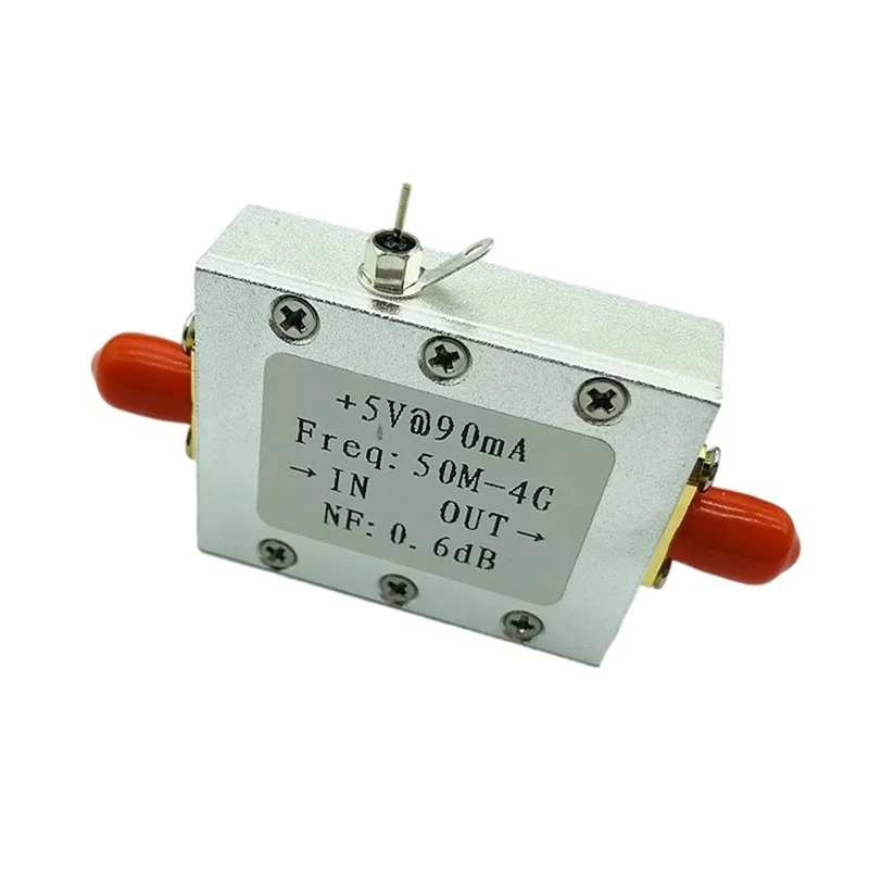 B63B-Ultra Low Noise NF=0.6DB High Linearity 0.05-4G Wideband Amplification LNA Input Down To RF Module Easy To Use