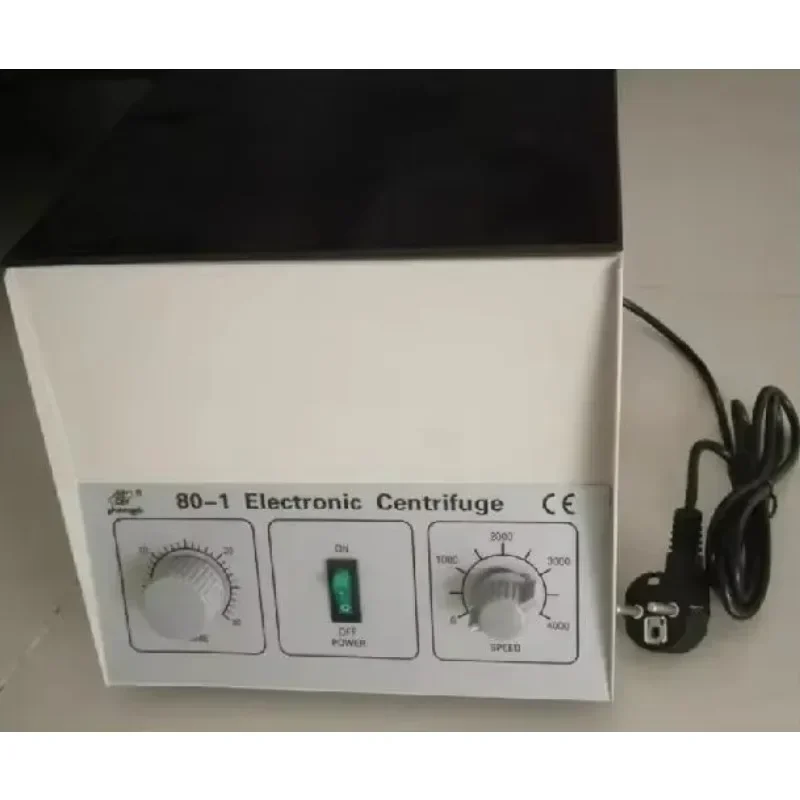 

BRAND NEW 80-1 ELECTRIC CENTRIFUGE LABORATORY MEDICAL PRACTICE CE timer USG 4000r/min 20ml*6 1790*g