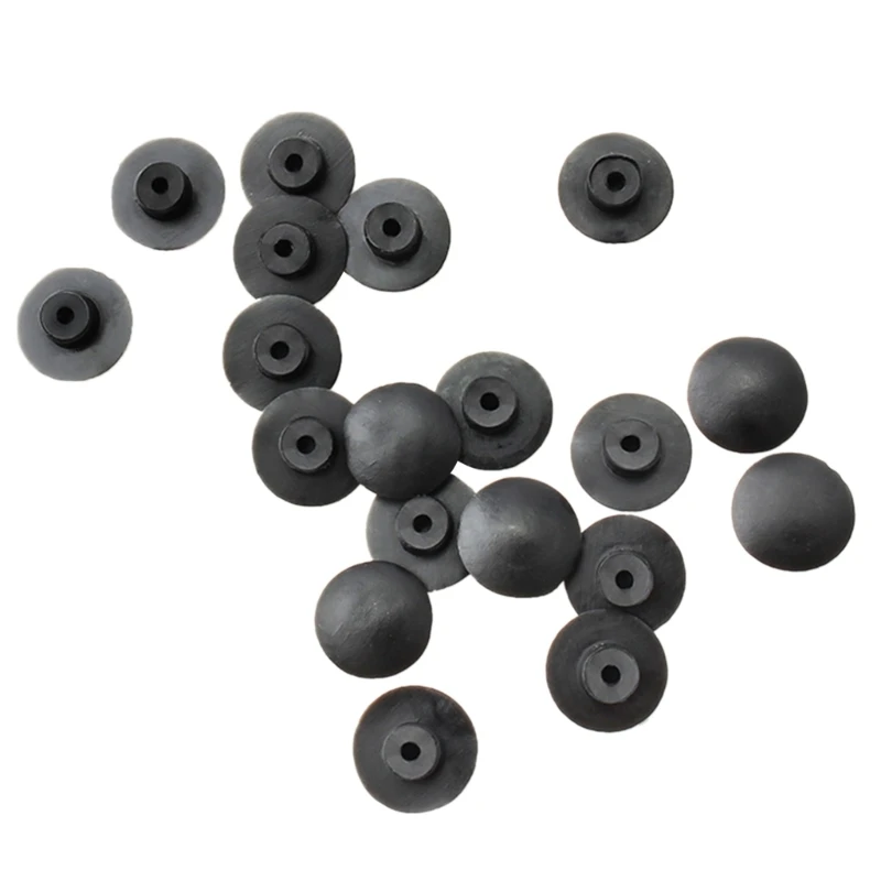 10 Pcs Black Rubber Headset Screw Cover Bike Rubber Stem Top Cover Headset Cap Dustproof Cycling Parts Easily To Install