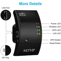 Wireless WiFi Repeater Wifi Extender Ultraboost Wifi Amplifier Long Range Repiter 300M Wi-Fi Booster Wi fi Repeater Access Point