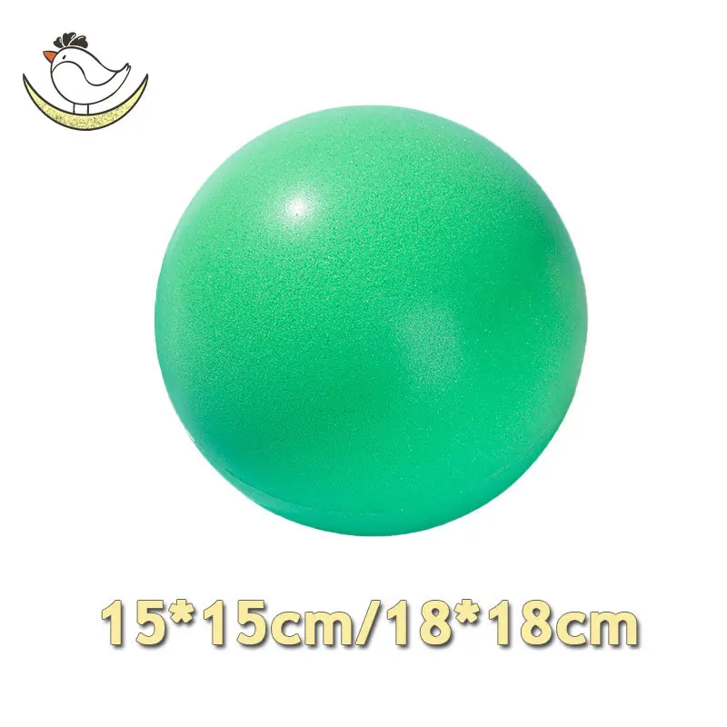 1pcs 15/18cm großer stummer Ball Geräusch reduzierung Ball Schwamm weicher elastischer Ball Outdoor Indoor Sportspiel Kinderspiel zeug für Entwicklungs spiel