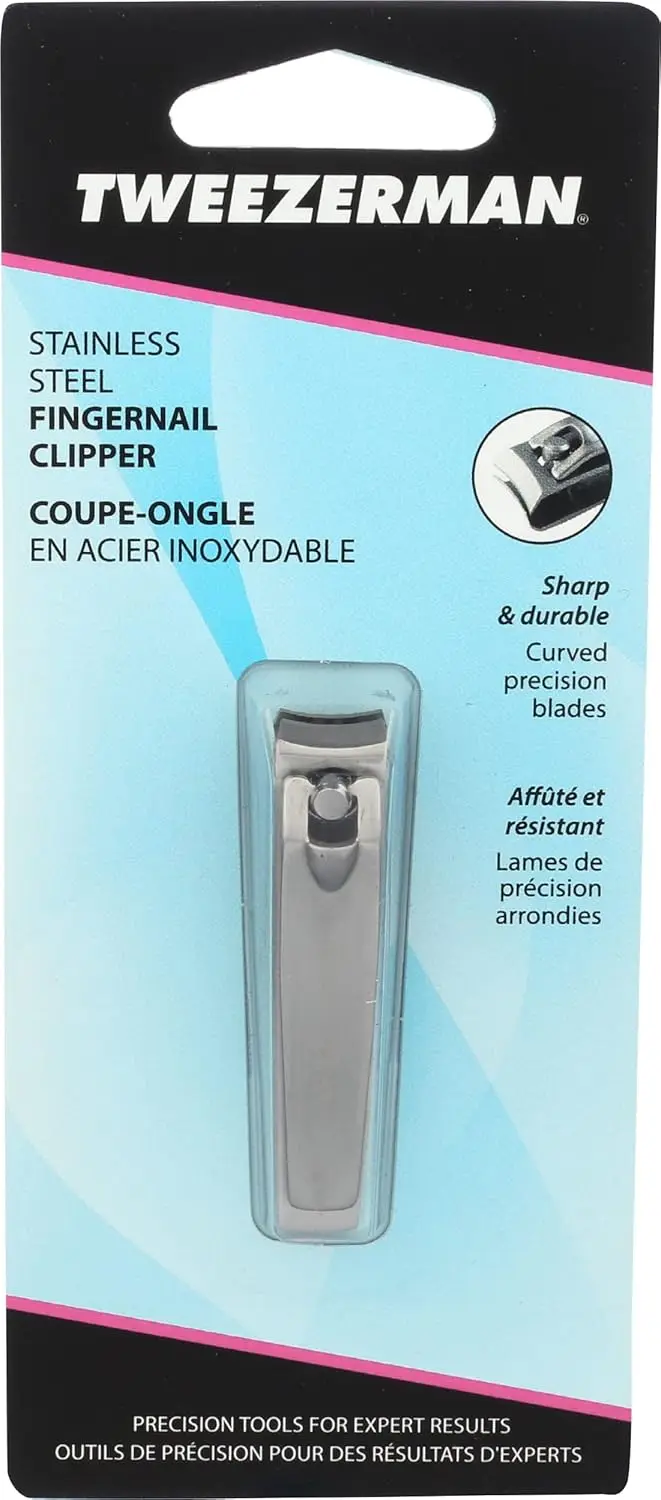 

Precision Stainless Steel Nail Clipper, Curved Blade for Smooth Cut
