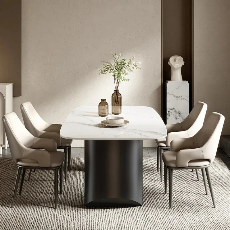 Silla de comedor ergonómica para banquete, mesa de tocador, balcón, silla de comedor de cuero, oficina, cocina, Chaises Salle Manger, muebles para el hogar