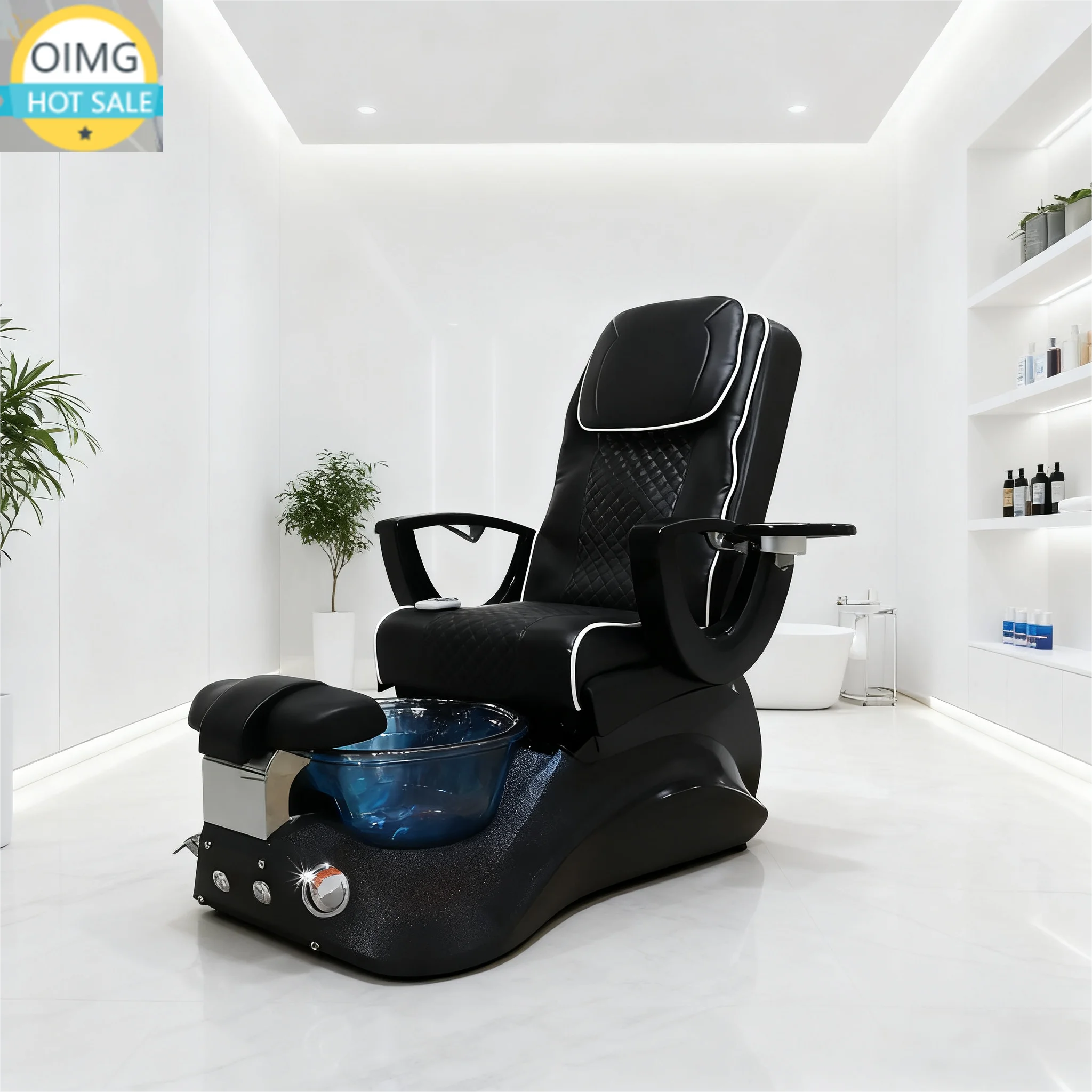 Beauty Salon Pedicure Chair 4-Piece Set Massage Machine Massage Chair SPA Professional Pedicure Chair Accepts Customization