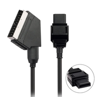 1.8m RGB Video AV A/V TV Scart Cable For Nintendo NES N64 SNES Stereo Audio Video Cord Wire for NGC NTSC Gamecube Game Console