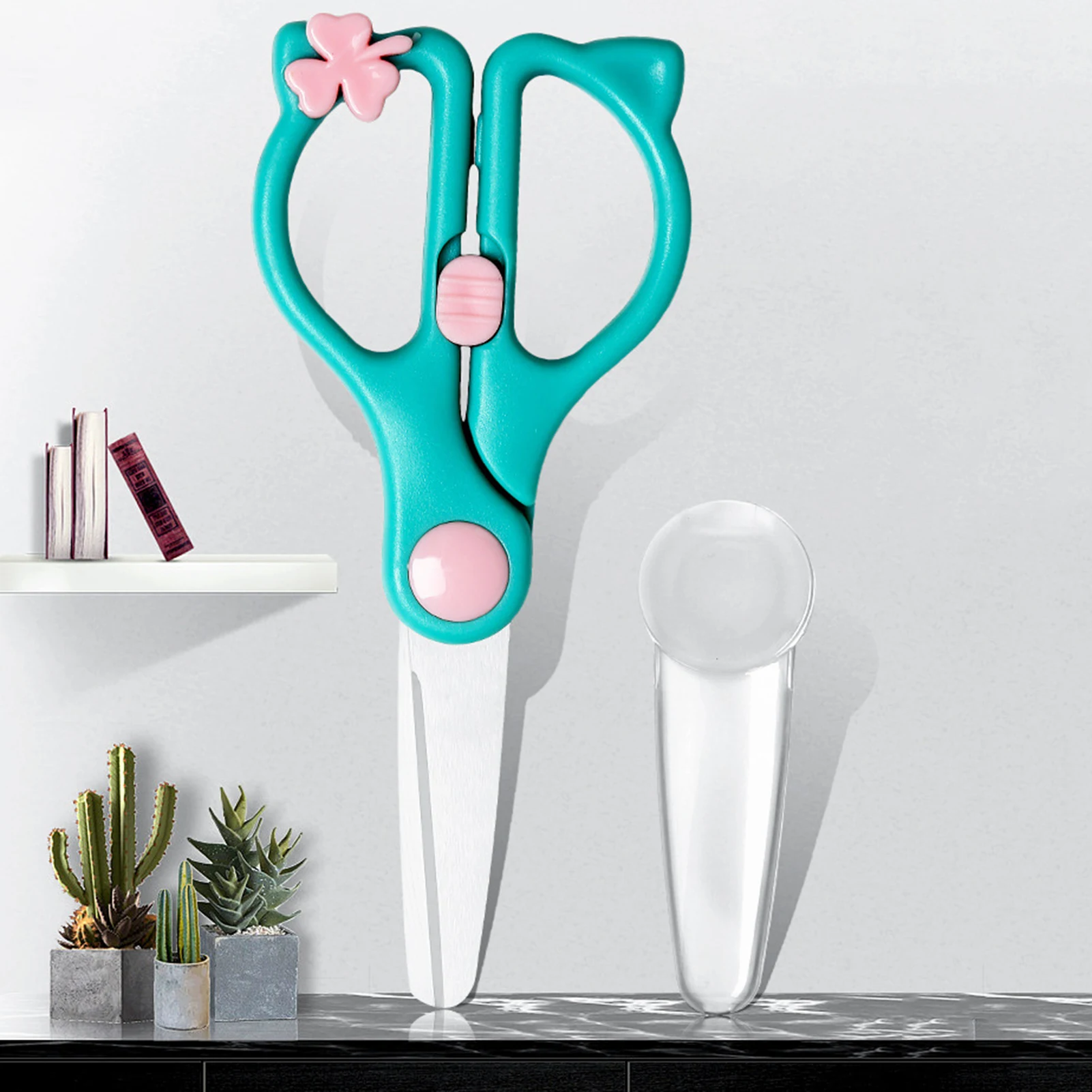 Forbici per alimenti complementari per bambini forbici resistenti alla ruggine durevoli e facili da pulire per carne di pesce per barbecue all'aperto
