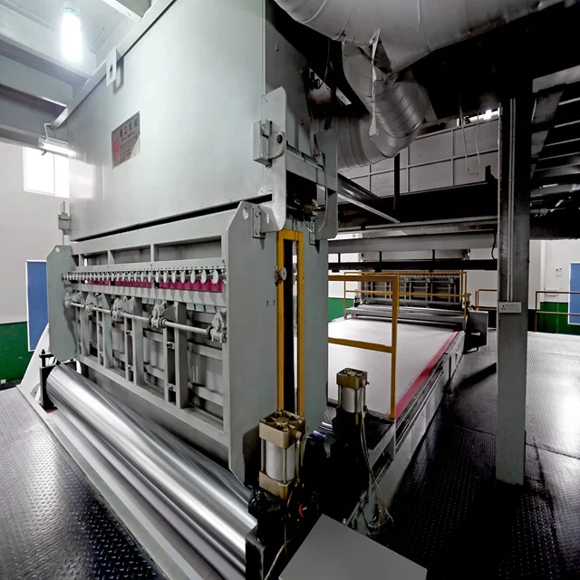 Linha de produção não tecida do geotêxtil de hg 2400 s sms ss tela do tapete que faz a máquina para o saco de compras