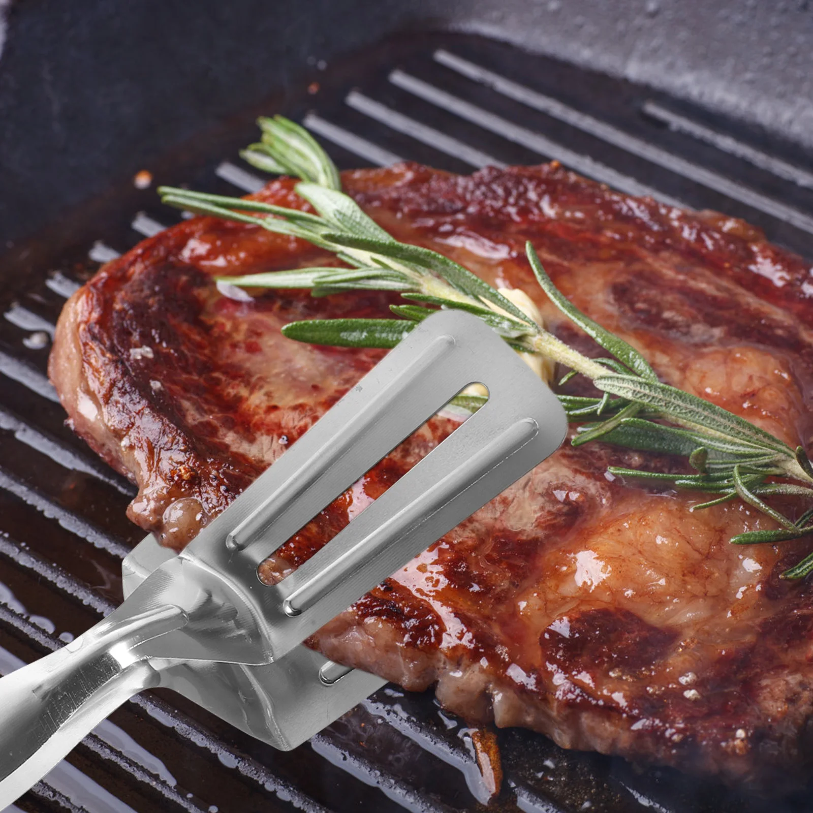

Stainless Steel Frying Spatula Multi-Use Kitchen Cooking Tool For Steak Fish Pasta Non-Stick Pan Restaurant Home Use Spatula