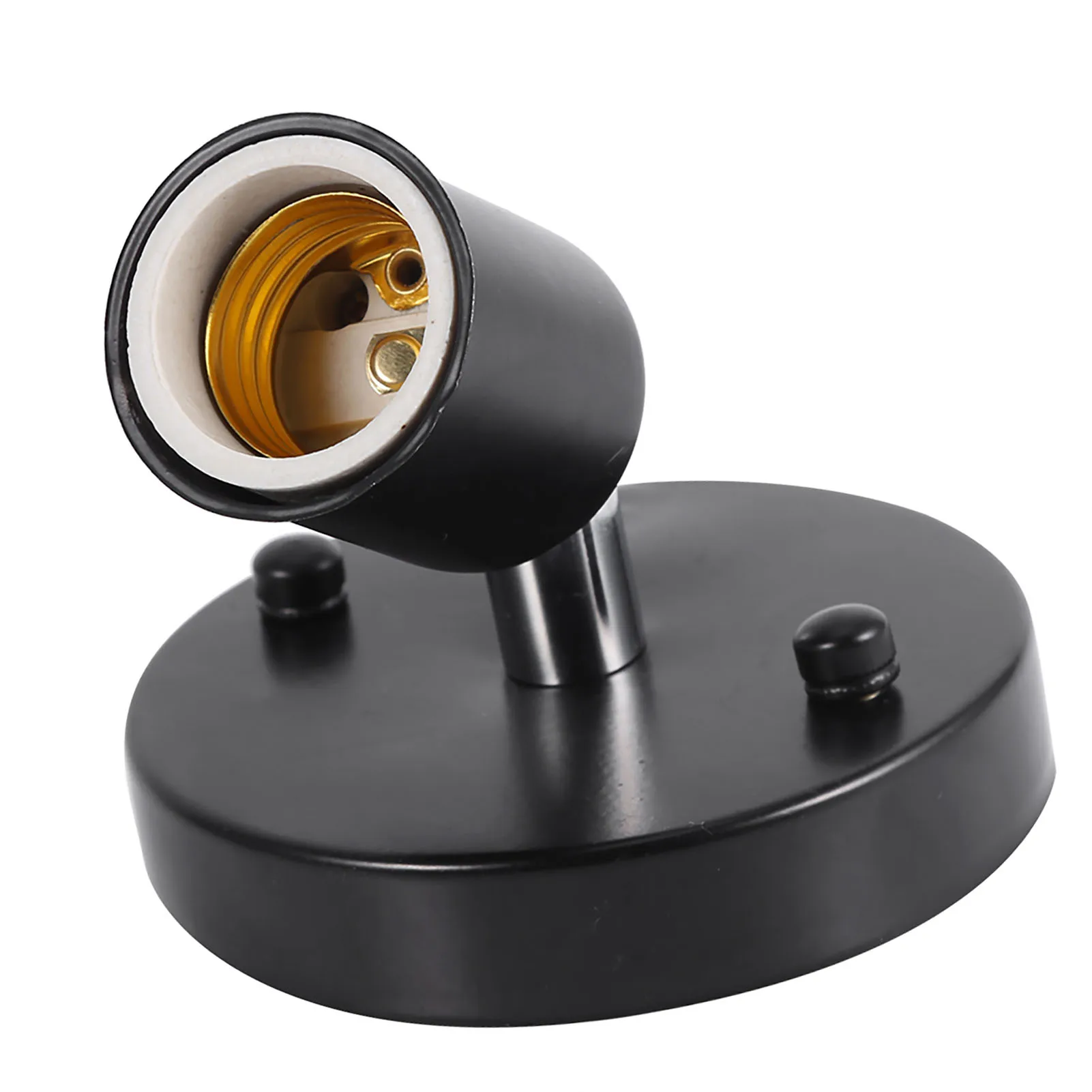 1Pc Modern Vintage Ceiling Light Wall Mounted Lamp Bulb Holder Socket 180° Rotating Sturdy Durable Easy Install for Home Decor