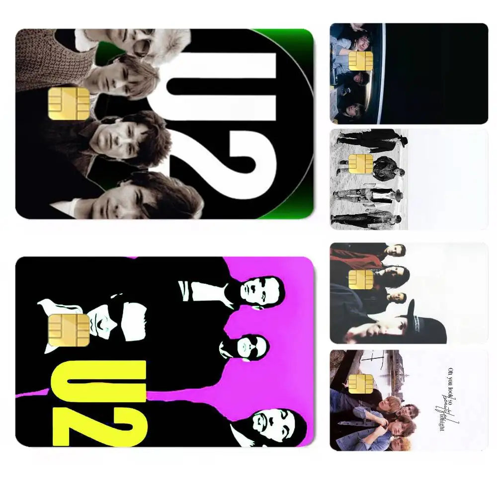 U2 Band-d Credit Card HD Stickers Premium matte film effectively prevents fingerprints and daily abrasion.