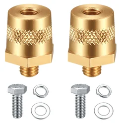 Battery Pole Adapter Pair Positive Negative Battery Post Terminals with Male Thread M8 Battery Stud Connector Car Accessories