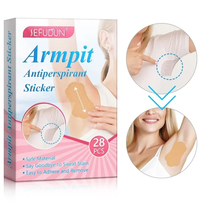 Disposable Underarm Sweat Pads Shield Provides Armpit for Women Men Prevent Underarm Odor Plantar and Axillary Antiperspiration