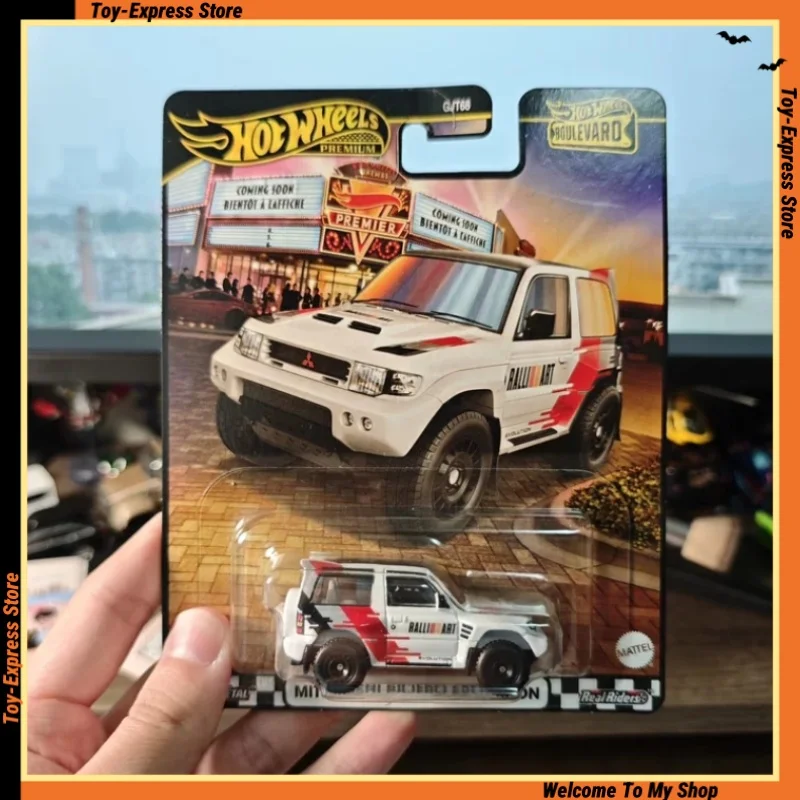 

Hot Wheels Premium 2025 Boulevard Hotwheels 2025 1/64 Модель автомобиля Mitsubishi Pajero Evolution Коллекционный легкосплавный автомобиль Детские игрушки