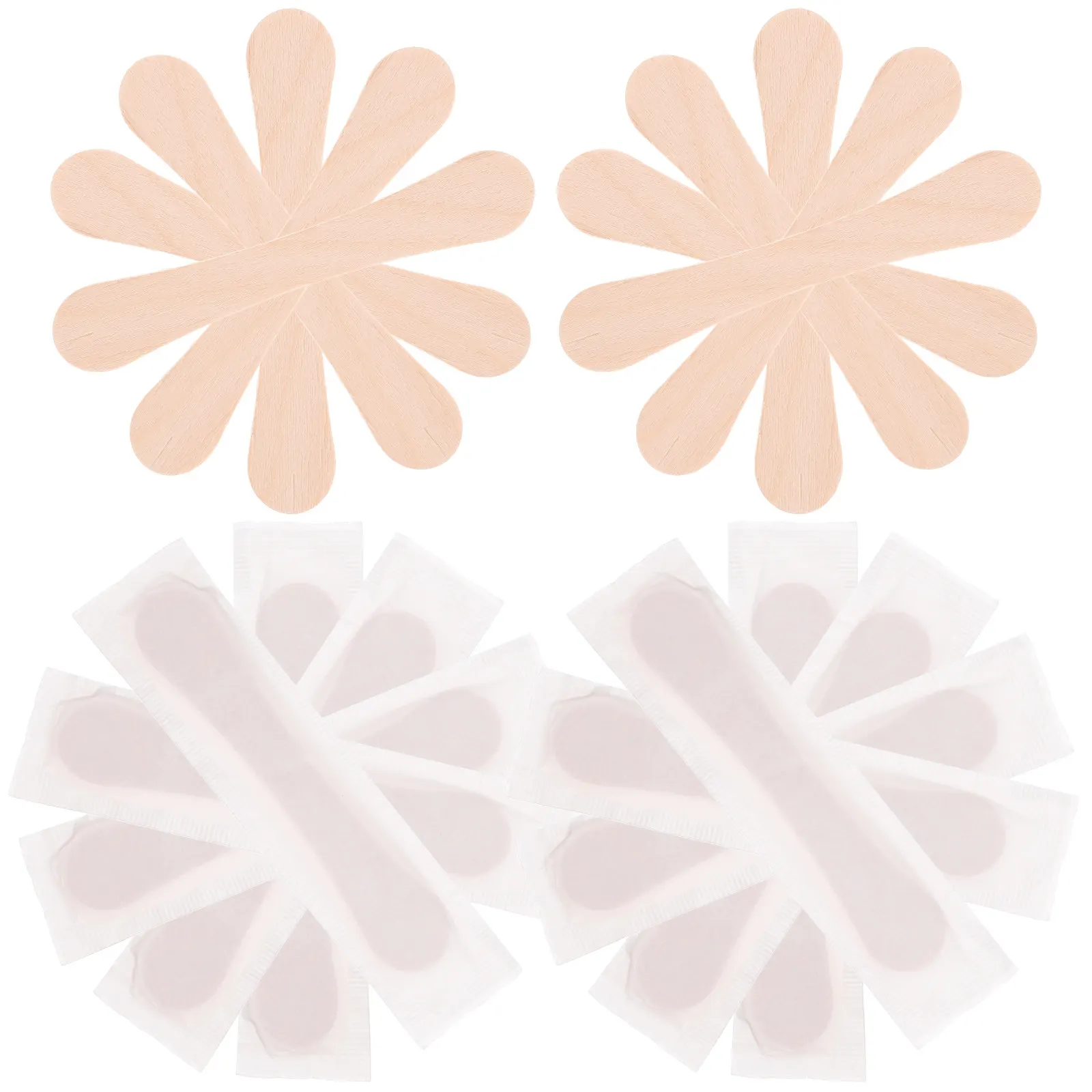 120Pcs Ice Cream Wood Spoons Mini Wooden Dessert Spoons Single Use Individually Wrapped for Sampling Cakes Pudding Yogurt Crafts