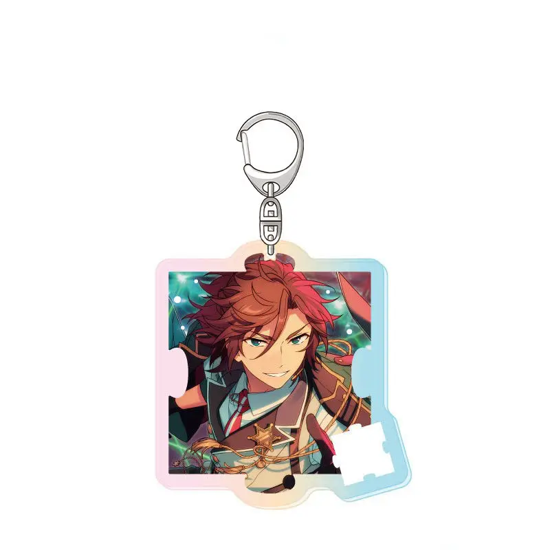 Loen Anime Store Ensemble Stars!!Mika Kagehira Wataru Hibiki Brand New!Acrylic HD Figure Keychain Pendant Decor Gifts About 6cm