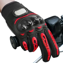 Guanti da Moto Touch Screen guanti da corsa con dita complete protezione per sport all'aria aperta guanti da Cross Dirt Bike Guantes Moto