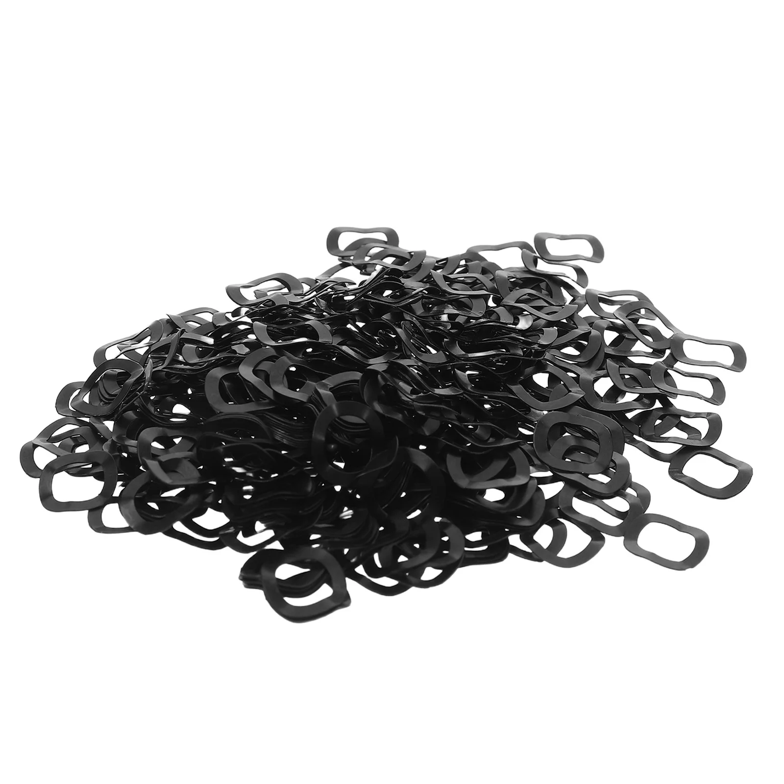 1000 قطعة موجة الربيع غسالة 6 مللي متر Id X 9 مللي متر Od 0.2 مللي متر سميكة الأسود المنغنيز الصلب الثلاثي متموج تصميم لمحرك تحمل مسمار مزلاج #1