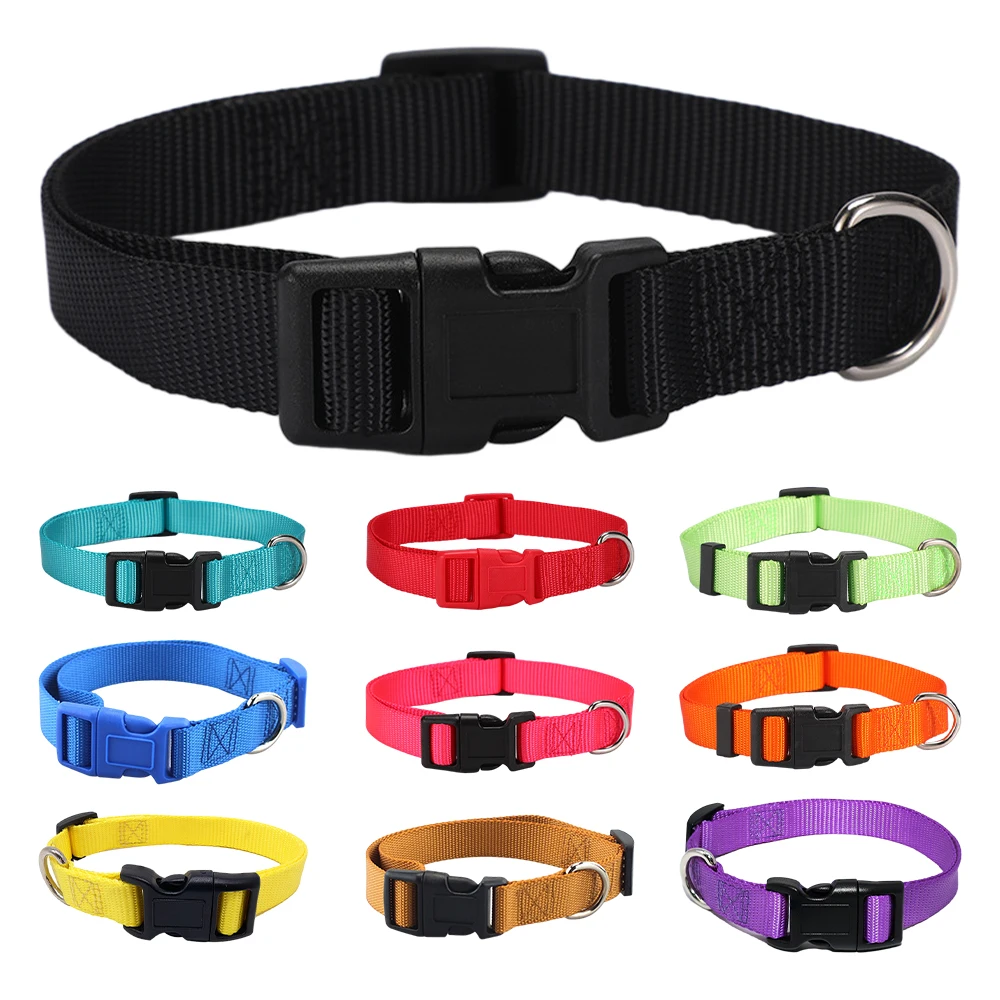 

Adjustable Pet Collar Outdoor Cats Dogs Collar Durable Long-Lasting All-Season Use For Training Medium Large Dogs Pet Supplies