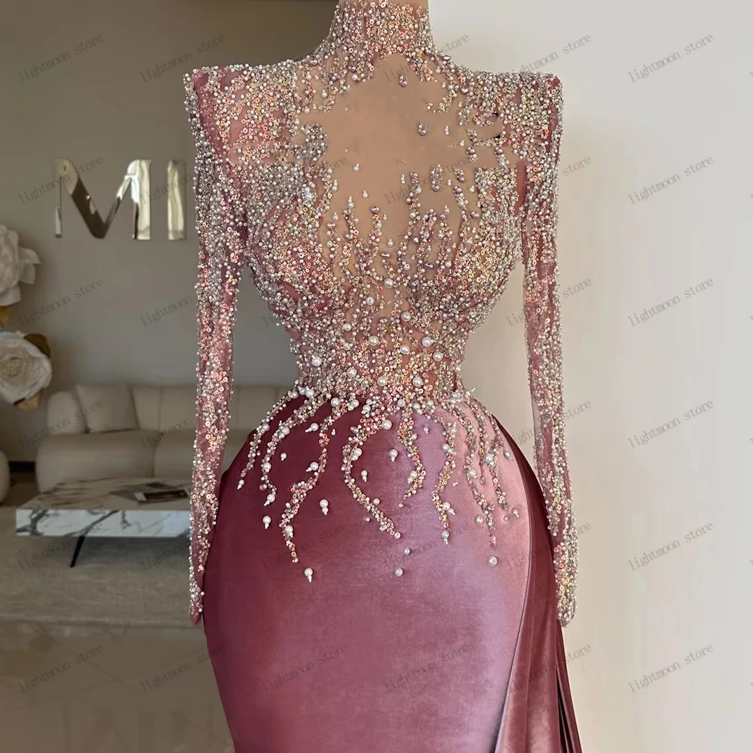 Vintage Women's Formal Evening Gowns Glamorous Prom Dress Beading Appliques Pretty فساتين سهرة Vestidos De Gala Customized 2026