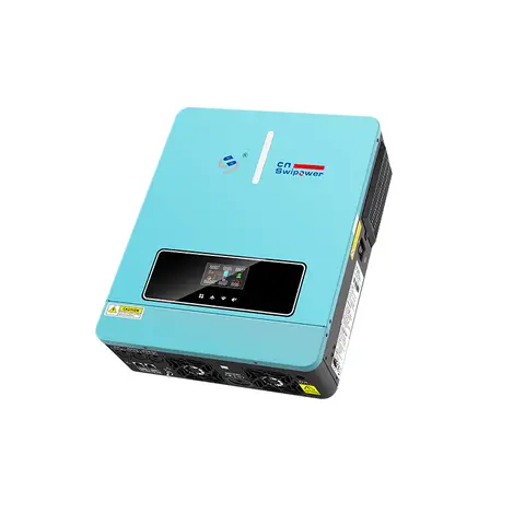 cnswipower SRC 4000VA 3600W Hybrid Solar Inverter pure sine wave inverter 120A MPPT 24VDC 120VAC for solar charger
