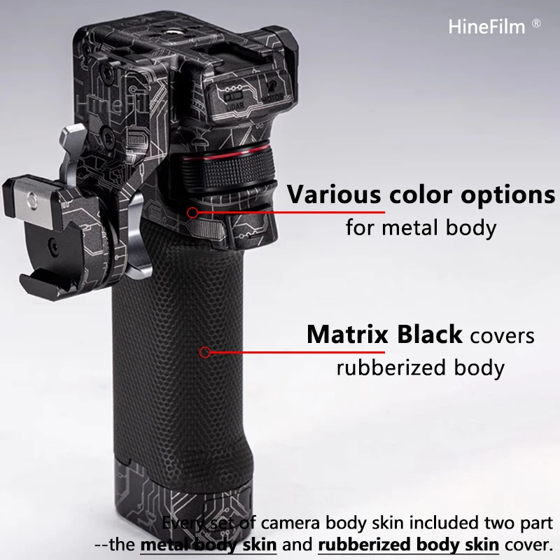 Hinefilm Skin for DJI Focus Pro Grip Premium Decal Skin Protective Wrap Cover Sticker