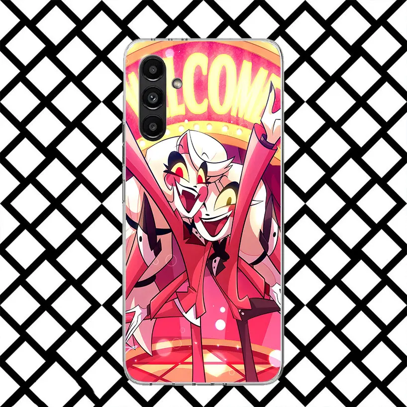 H-Hazbin Hotel Angel Dust Phone Case for Samsung Galaxy A17 A37 A57 A16 A26 A36 A56 A15 A25 A35 A55 A14 A24 A34 A54 A13 A23 A33 