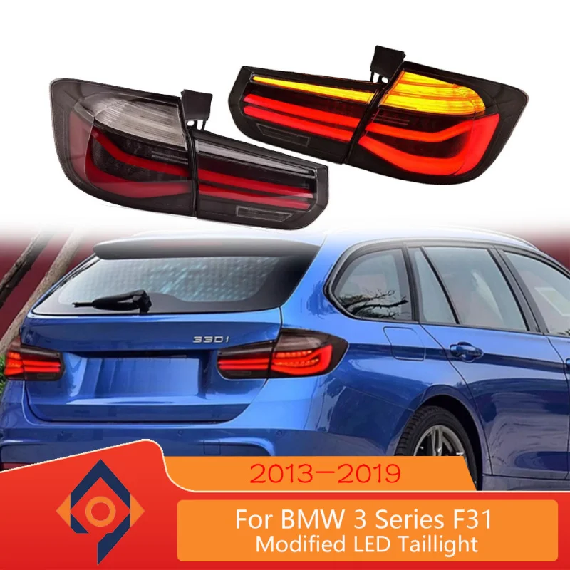 Car Taillight For BMW 3 Series F31 Touring 2013-2018 Streamer Steering LED Turn Signal Brake Rear Lamp Assembly Plug And Play