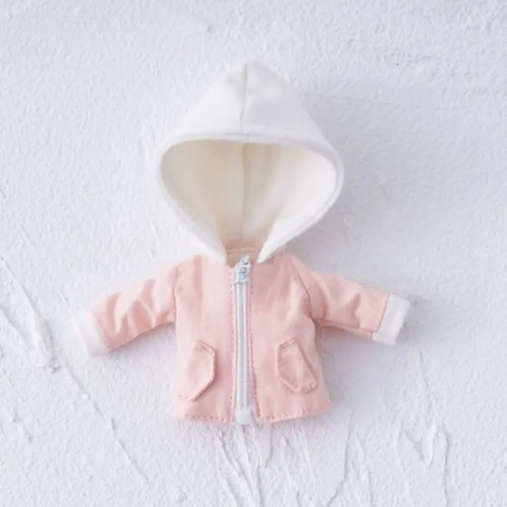 Sweat à capuche fait à la main, Mini accessoires de bricolage, vêtements décontractés, hauts cadeau, manteau multicolore pour poupées 1/12 BJD GSC p9