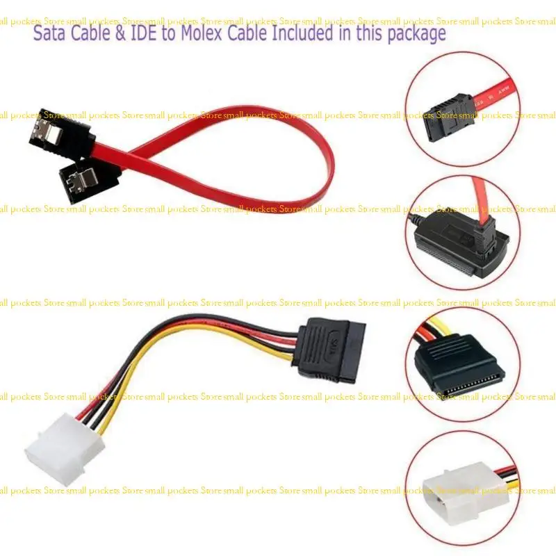 

R1WD USB2.0 к IDE Adapter Cable для жестких дисков IDE и разъемов оптических приводов с помощью быстрого установки USB -кабеля