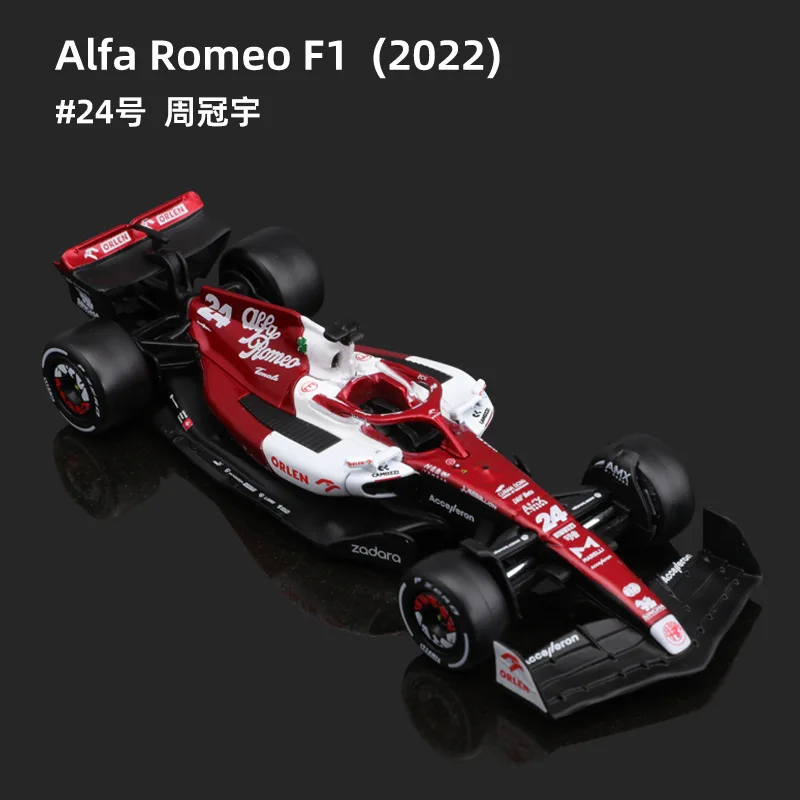 2022 Bburago Diecast 1:43 Car Alfa Romeo C42 Ferrari F1-75 RB18 Red Bull F1 Model Alloy Toy Formula One Car Collection Kid Gift