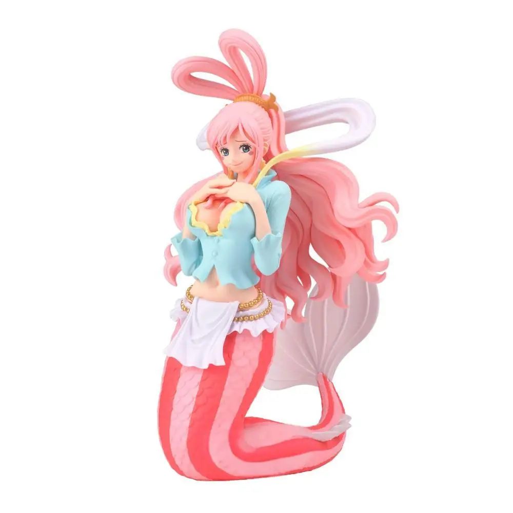16CM 애니메이션 원피스 GLITTER & GLAMOURS Shirahoshi 피규어 인어 공주 장면 모델 장난감 인형 Aciton Figure 데스크탑 장난감 선물용