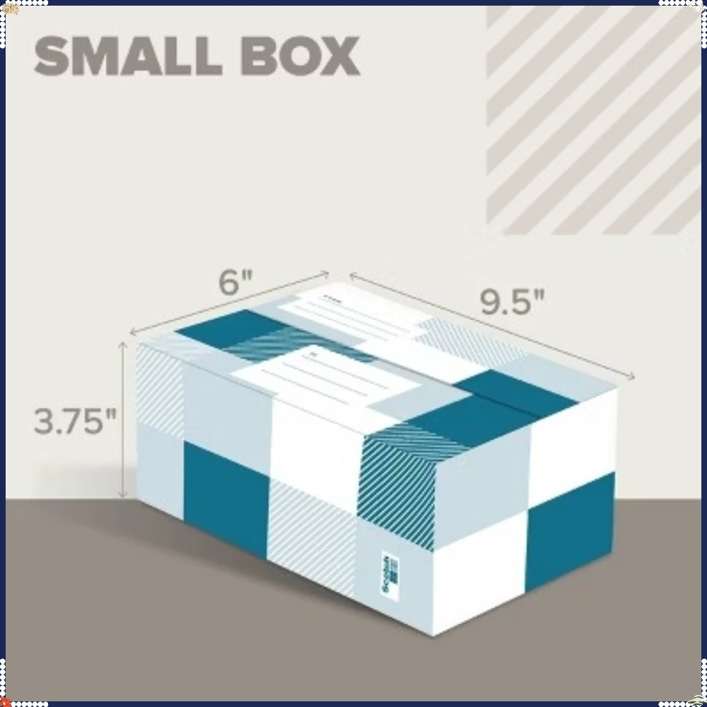 

Scotch Plaid Designer Mailing Box Blue