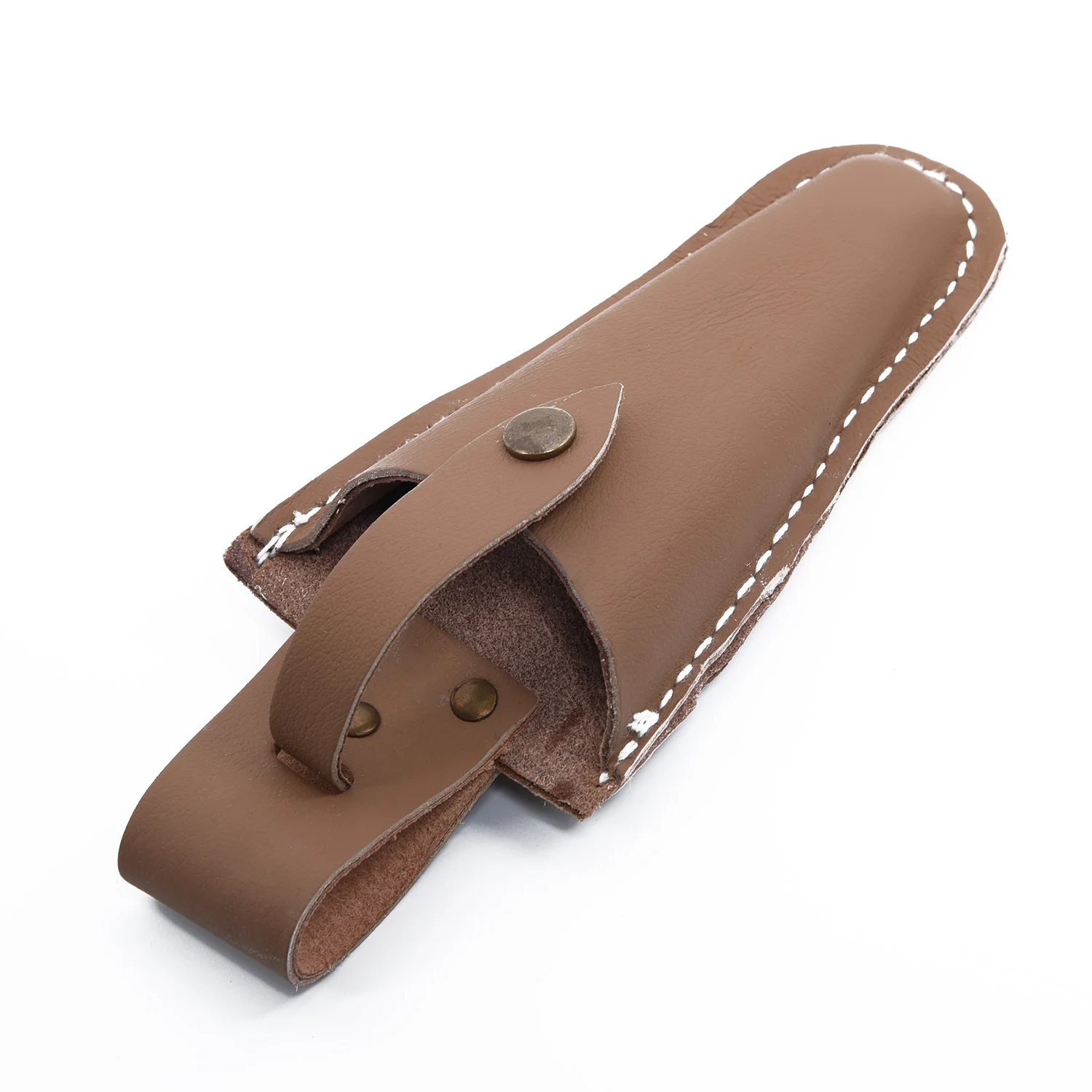 Useful Tool Bag Leather Material Light Portable Pouch Precision Storage Case Light-Brown Tool Bag Leather 2019 New