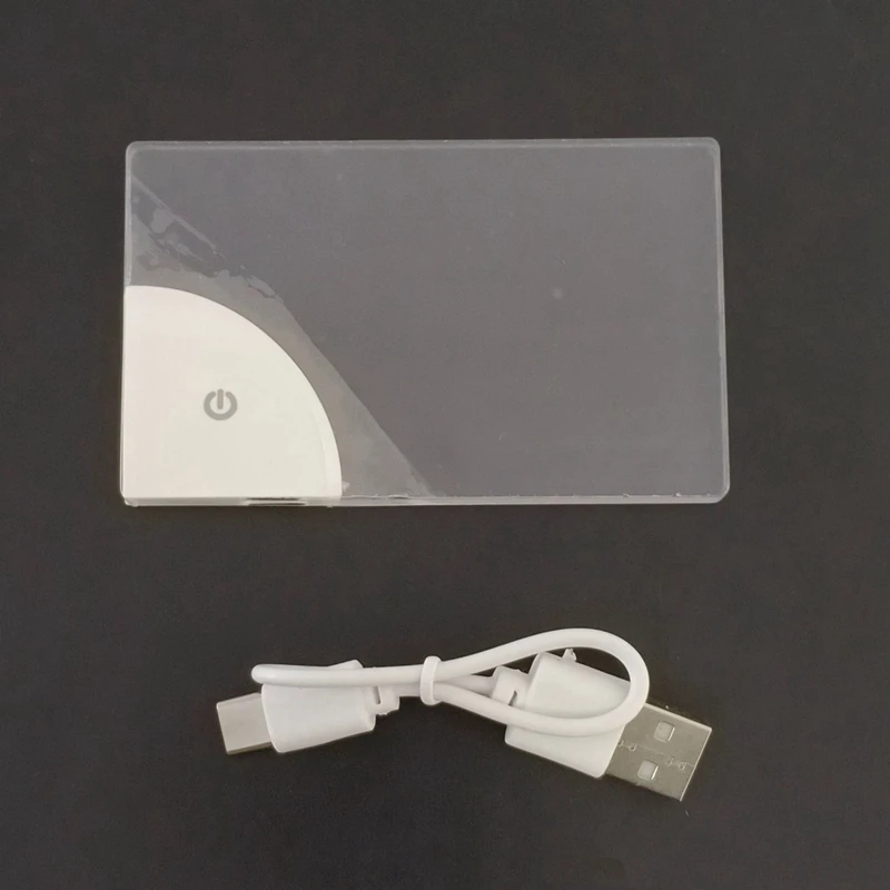 Smart-LED пустой акриловый светящийся светильник для визитных карточек, прозрачная доска с именем, подарок «сделай сам» для мужа, парня, подарок для даты