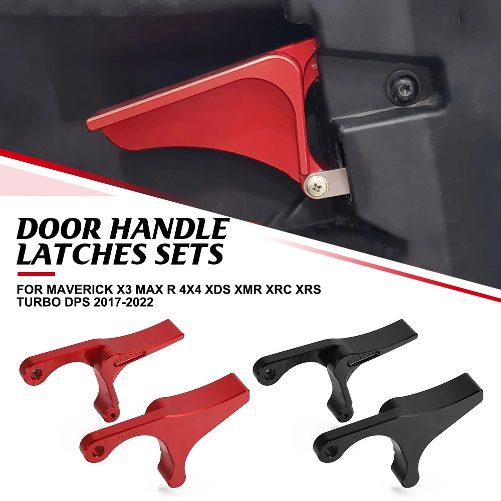 

UTV CNC Door Handle Sets For Maverick X3 Max R 4x4 XDS XMR XRC XRS Turbo DPS 2017-2022 For Canam X3 Door Handle Accessories
