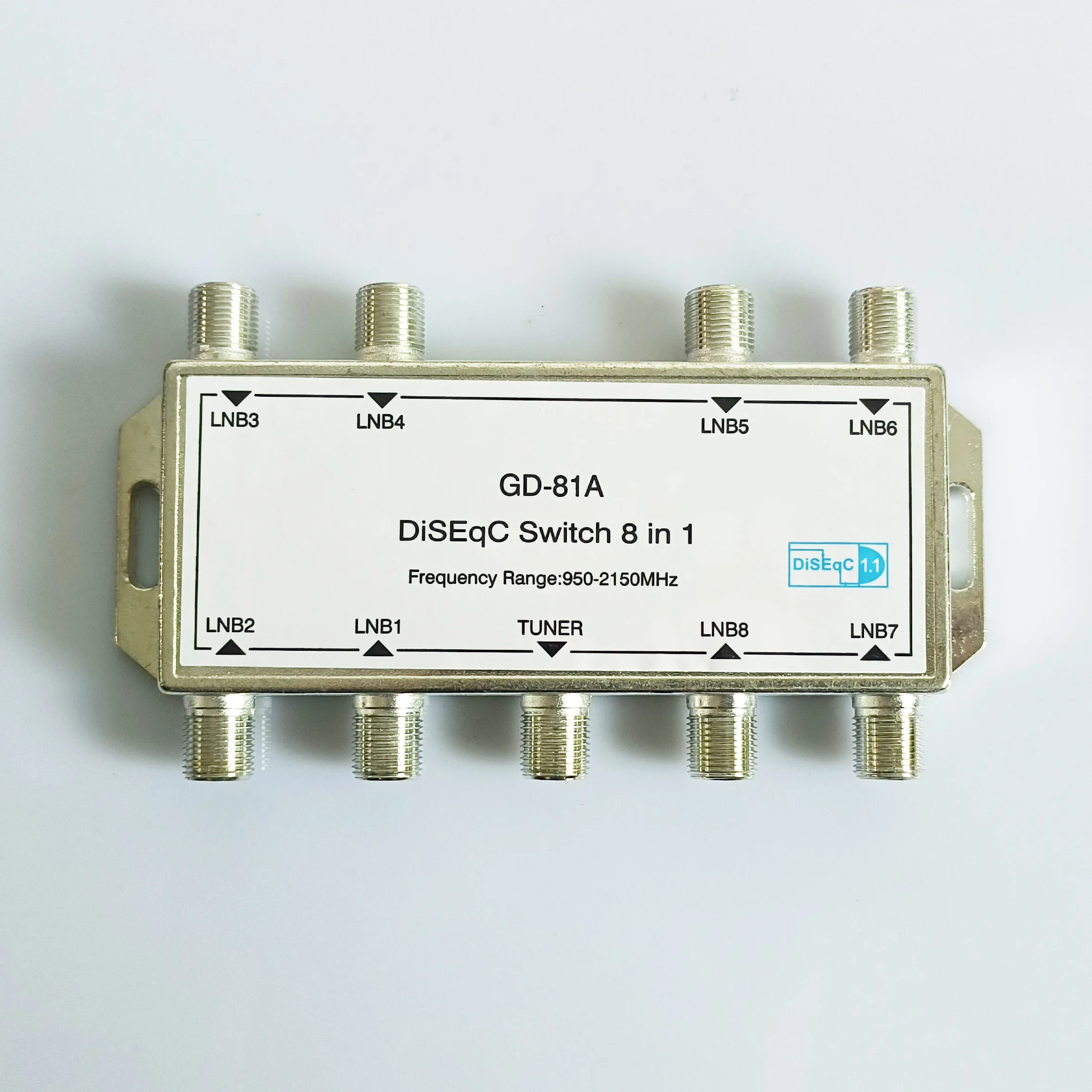 مفتاح قمر صناعي 8x1 Gecen DISEQC: تقييم ونصائح للاستخدام الأمثل