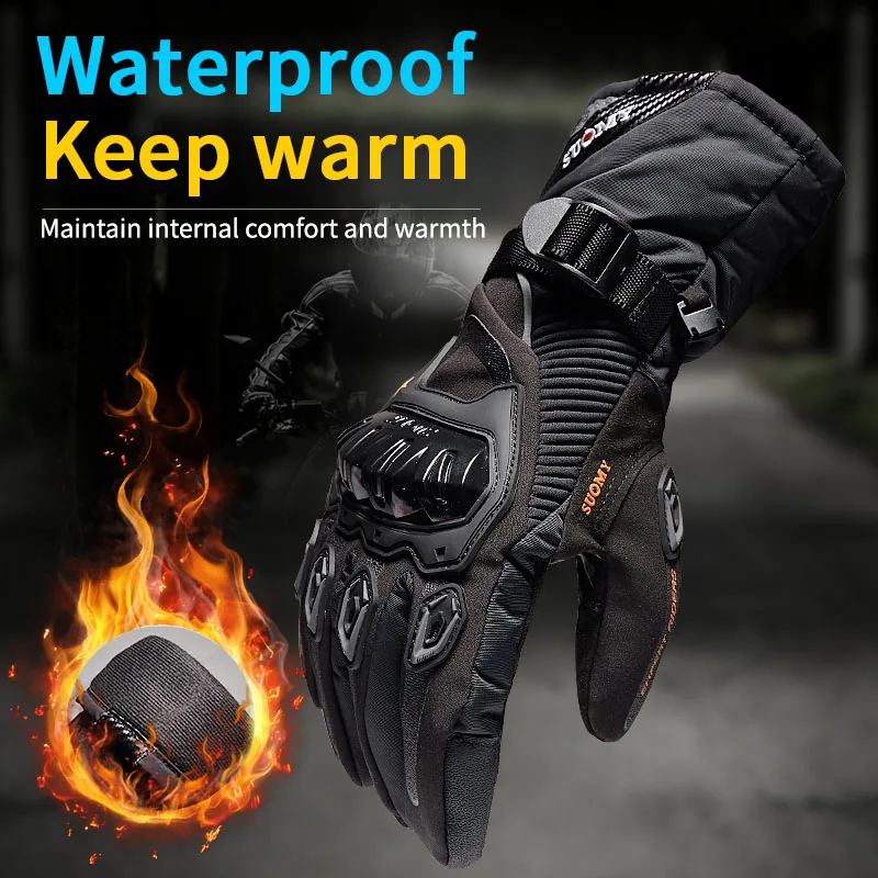 Winter Gloves Series Waterproof Cycling Luvas Windproof Outdoor Sport Ski Guantes Bike Scooter Riding Moto Motorcycle Warm Glove