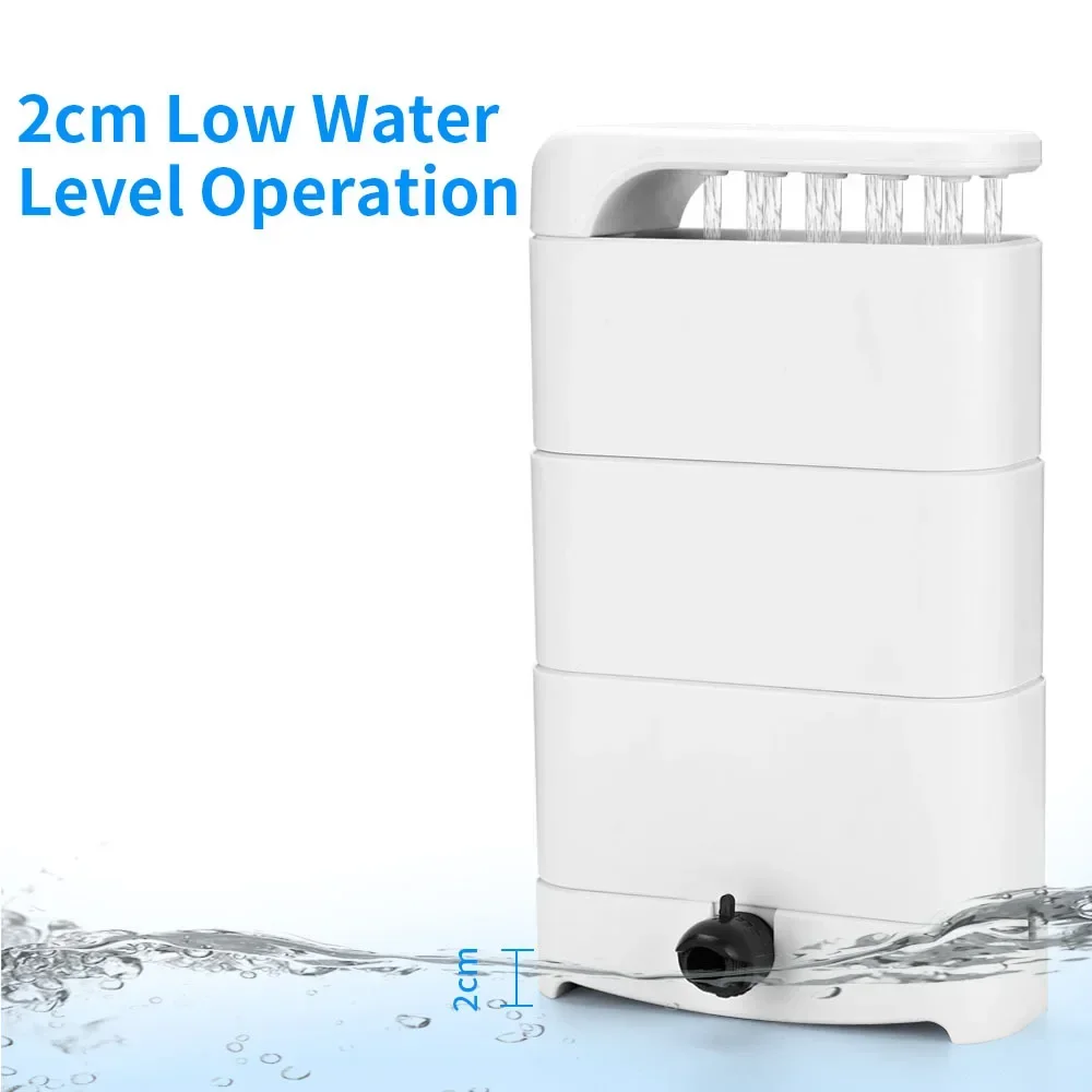 Amphibious low-level turtle tank purifier large aquarium fish tank oxygenation pump EU plug submersible filter pump