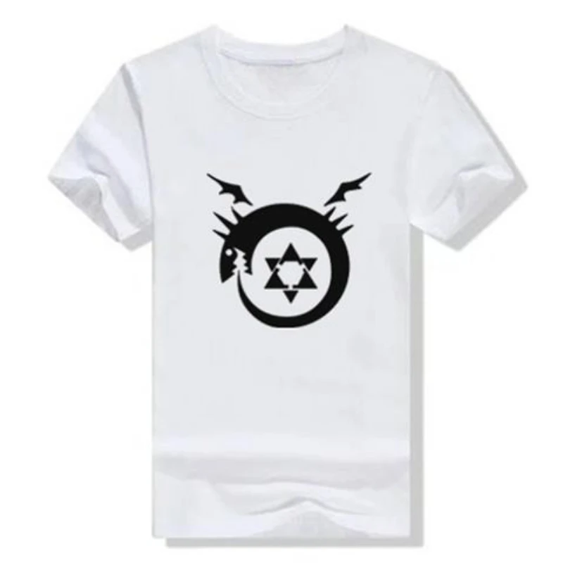 

Anime T-shirt Men's Summer Trend Fashion Loose and Comfortable Short-sleeved Cotton Crew Neck Top Men's Clothing