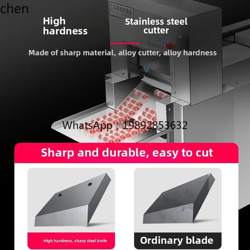 JX8numerical control lamb slicer commercial meat planer automatic roll cutter frozen meat planer