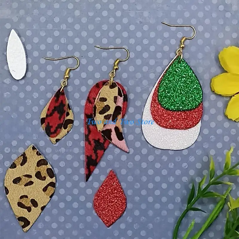 HX6F 19X Earring Die Cuts for Leather Jewelry Earrings Making Art Craft