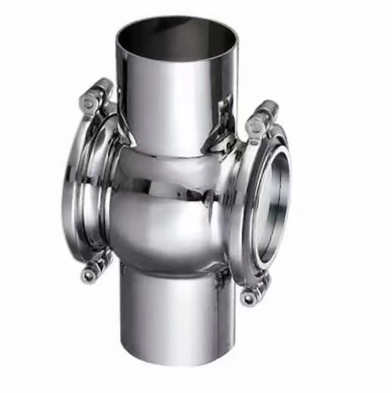 

Manufacturer Price DN25 25.4MM Sanitation Sterilization Food Grade Sanitary Grade Aseptic SS316L Welded Union 4-Way Sight Glass